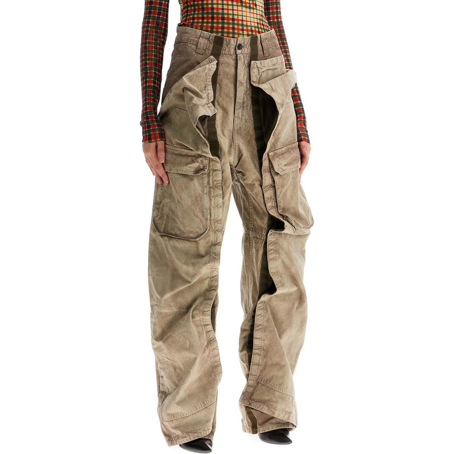 Y Project velcro cargo pants with Trousers Y Project