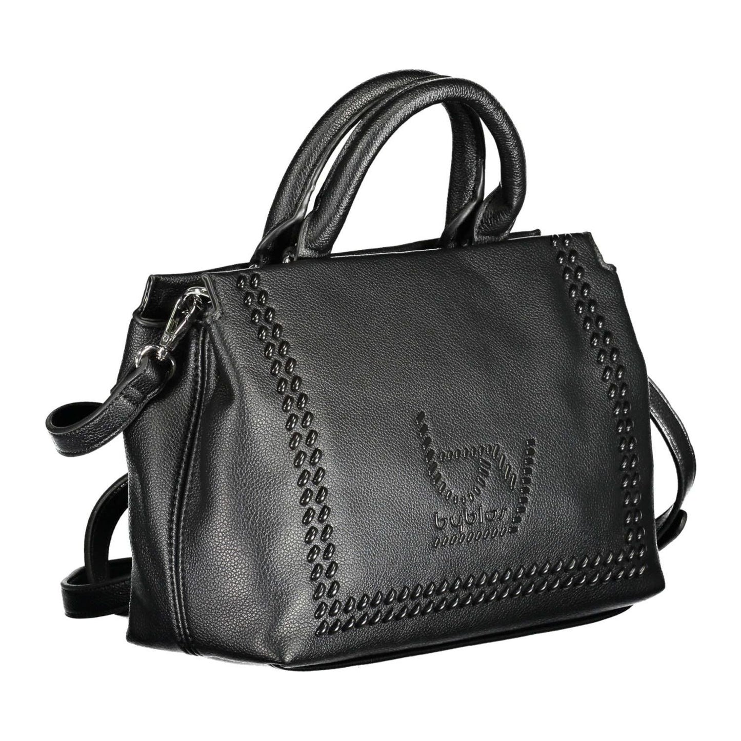 BYBLOS Black Polyethylene Women Handbag BYBLOS