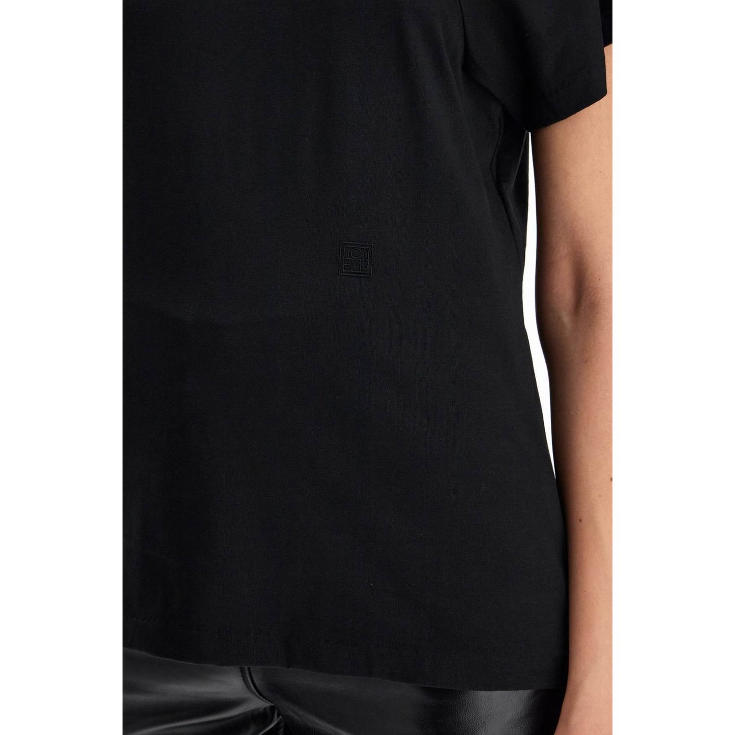 Toteme curved seam t-shirt Topwear Toteme