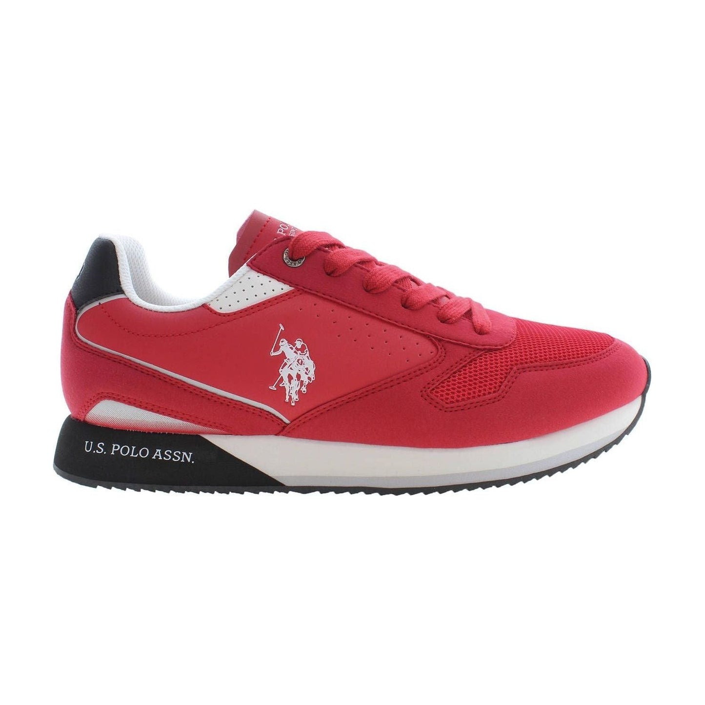 U.S. POLO ASSN. Red Polyester Men Sneaker U.S. POLO ASSN.