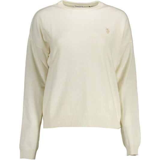 U.S. POLO ASSN. White Wool Women Sweater U.S. POLO ASSN.