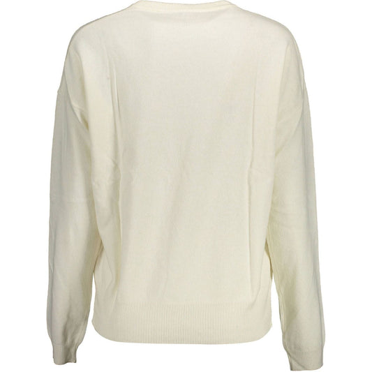 U.S. POLO ASSN. White Wool Women Sweater U.S. POLO ASSN.