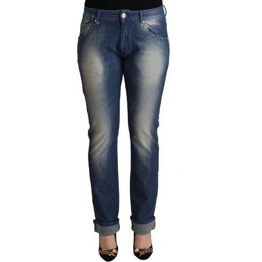 Acht Chic Mid Waist Skinny Denim Jeans Acht