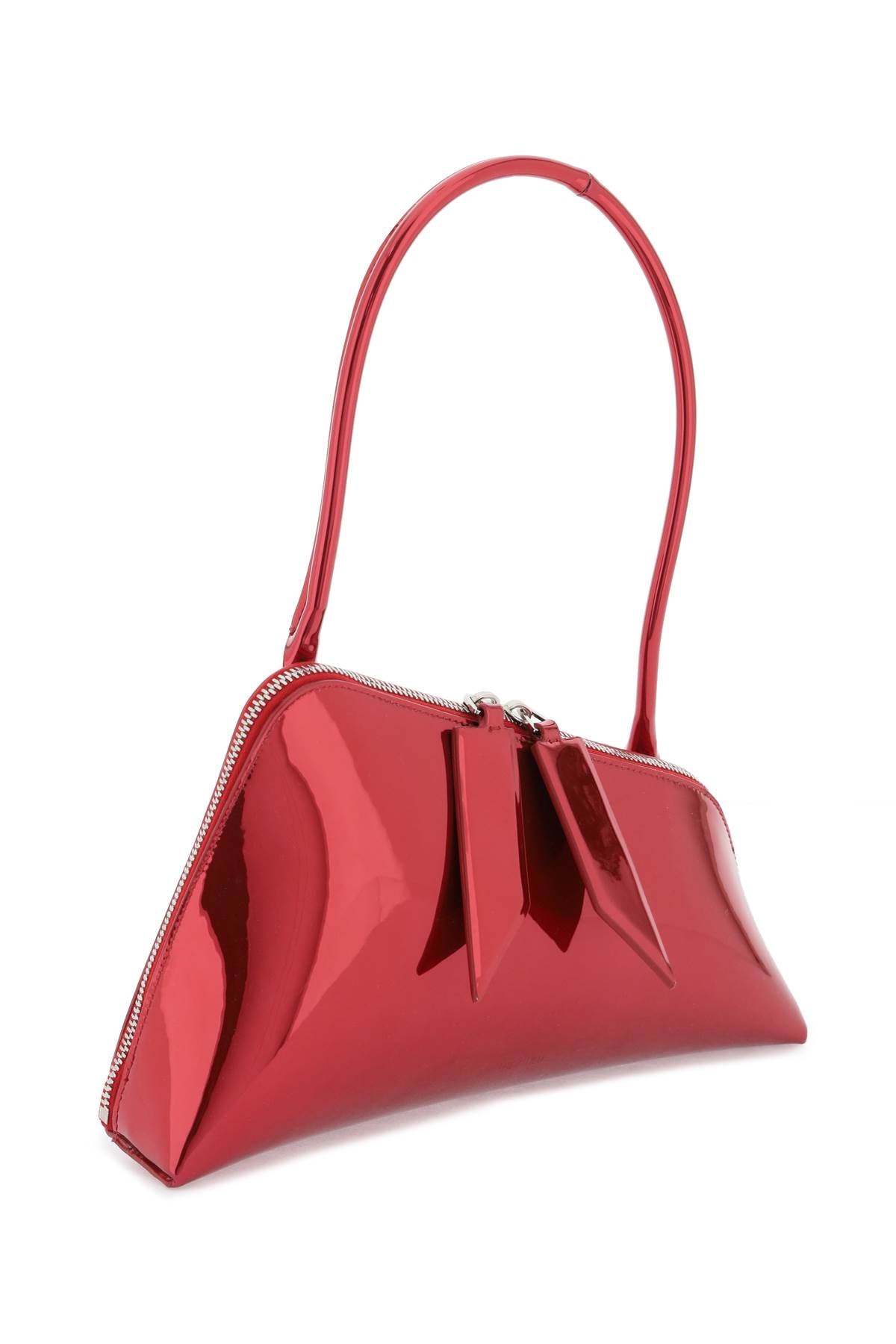 The Attico mirror-effect sunrise shoulder bag Handbag The Attico