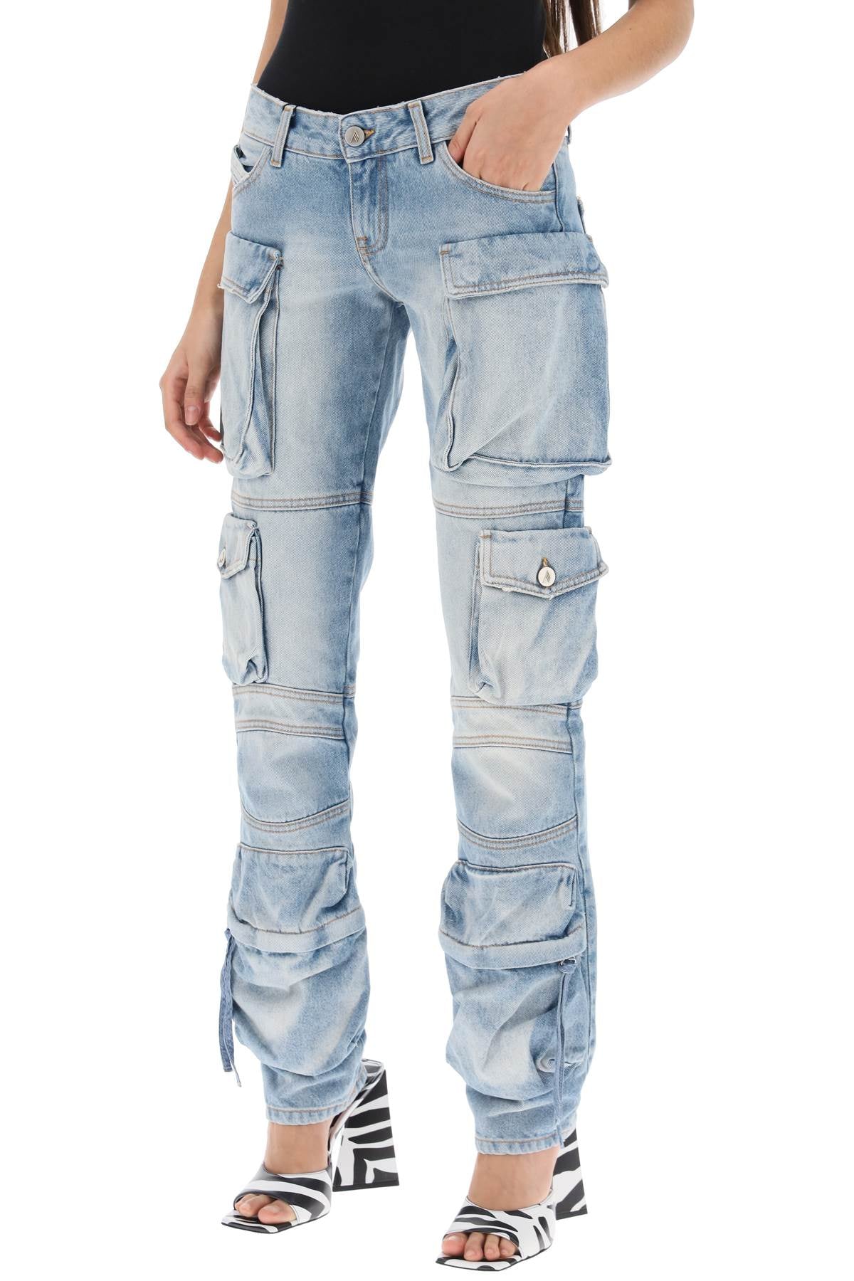 The Attico essie flared cargo pants Jeans The Attico