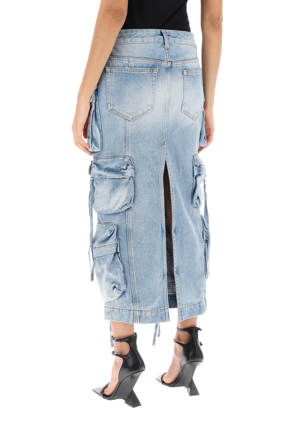 The Attico cargo denim skirt Skirts The Attico