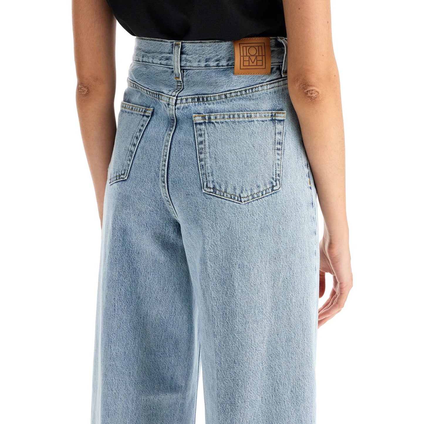 Toteme wide leg jeans in organic cotton Jeans Toteme