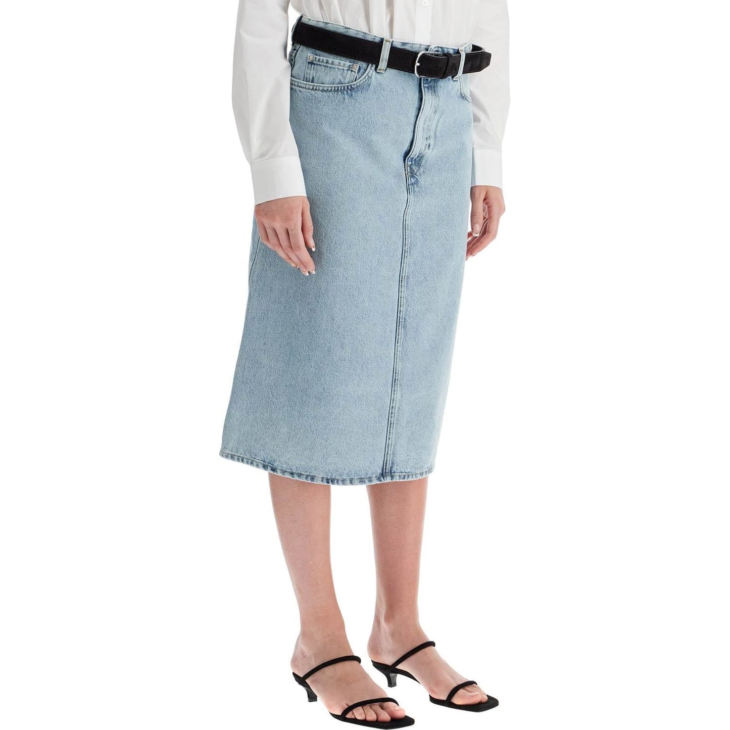 Toteme denim midi skirt in seven Skirts Toteme