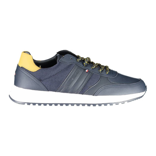 Tommy Hilfiger Blue Synthetic Men Sneaker Tommy Hilfiger