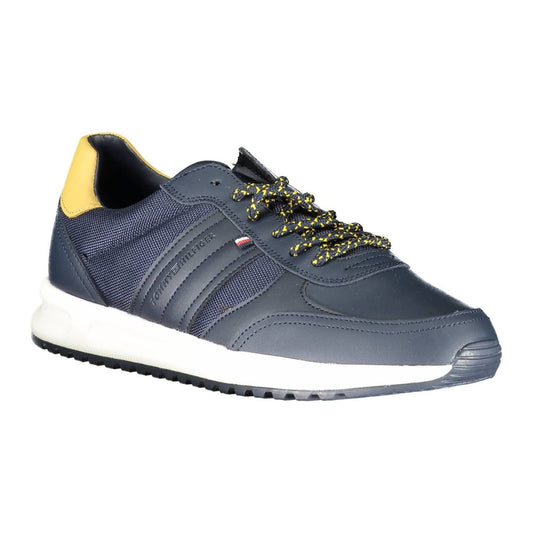 Tommy Hilfiger Blue Synthetic Men Sneaker Tommy Hilfiger