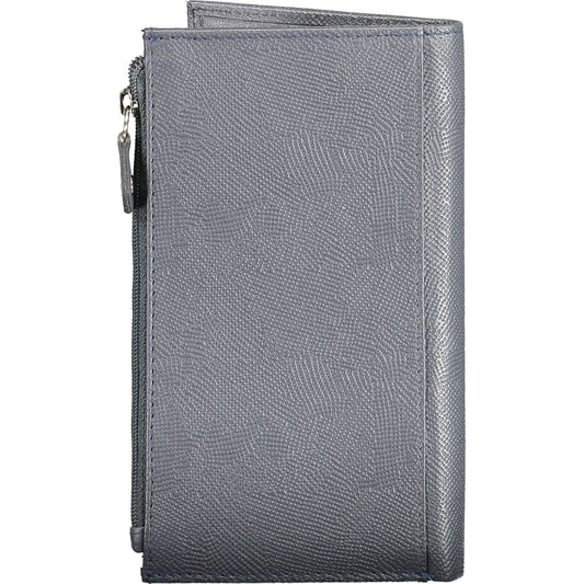 Sleek Double Compartment Leather Wallet