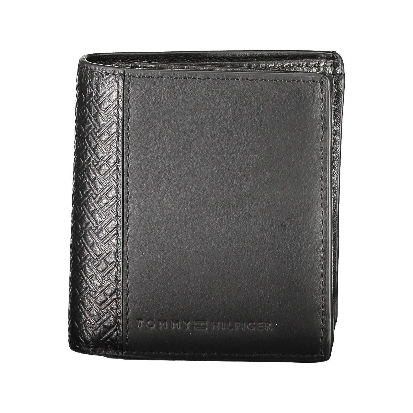 Tommy Hilfiger Black Leather Men Wallet Tommy Hilfiger