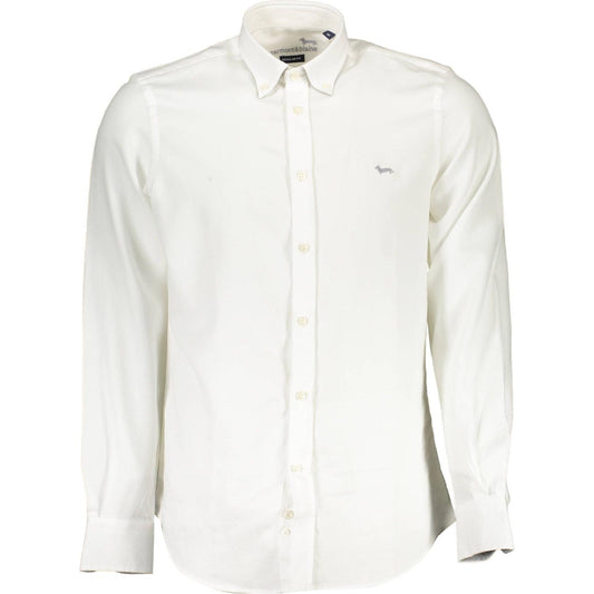 Harmont & Blaine White Cotton Men Shirt Harmont & Blaine