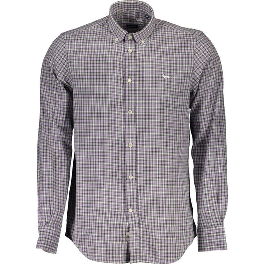 Harmont & Blaine Purple Cotton Men Shirt Harmont & Blaine