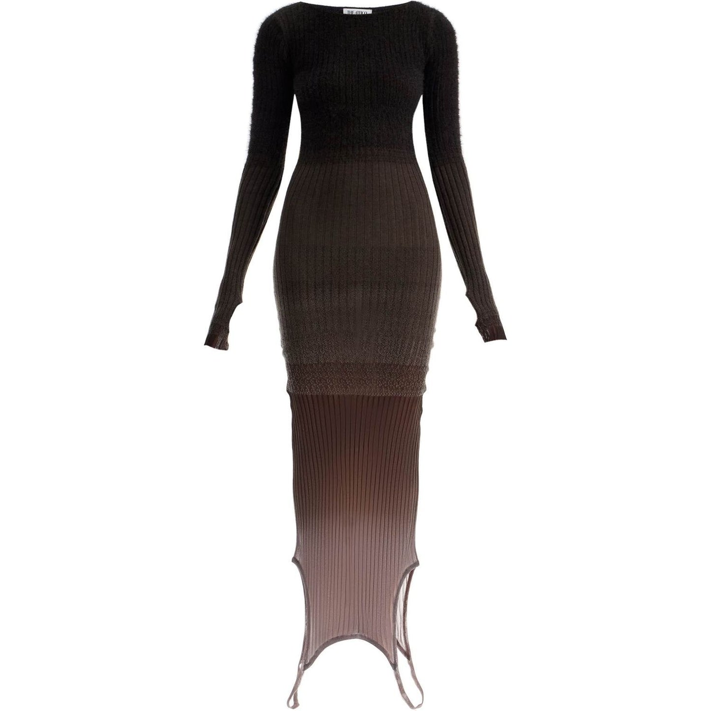 The Attico "gradient knit dress in seven