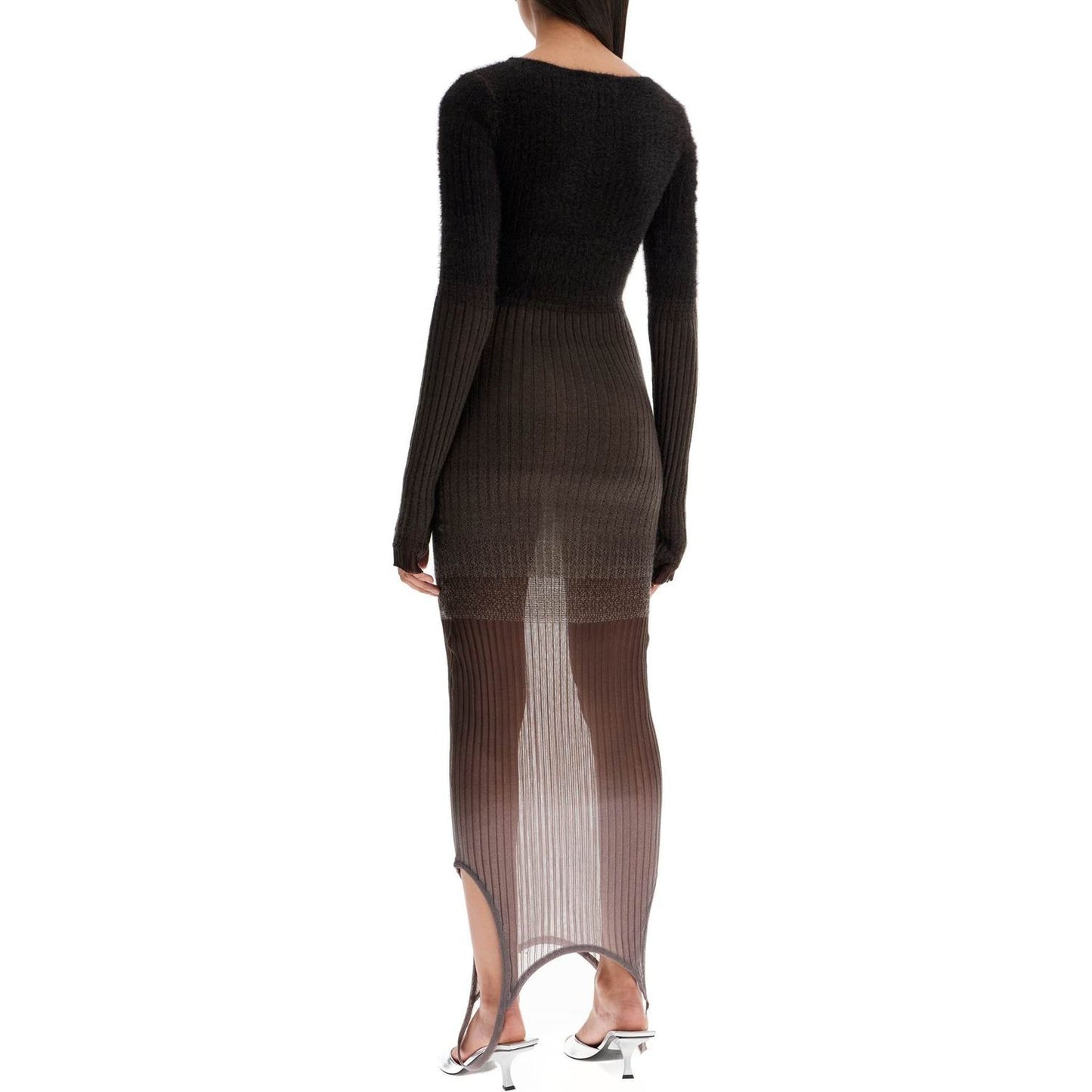 The Attico "gradient knit dress in seven