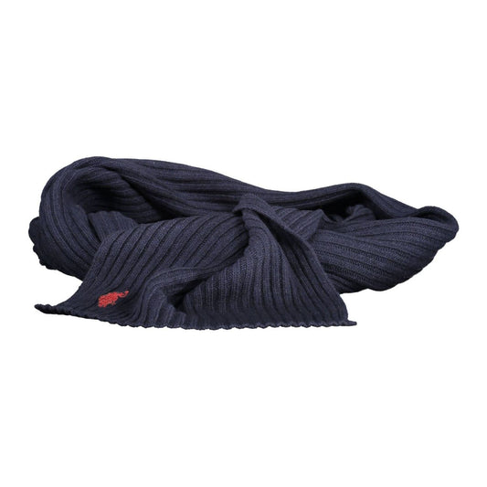 U.S. POLO ASSN. Blue Wool Men Scarf U.S. POLO ASSN.