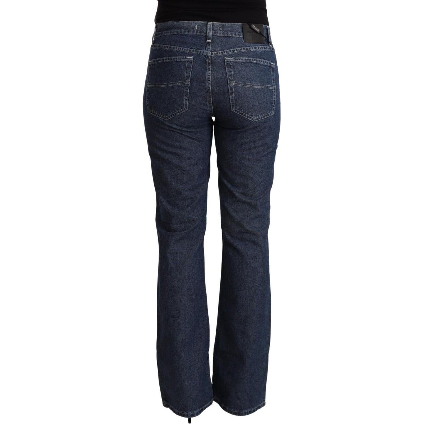 GF Ferre Elegant Flared Cotton Jeans GF Ferre