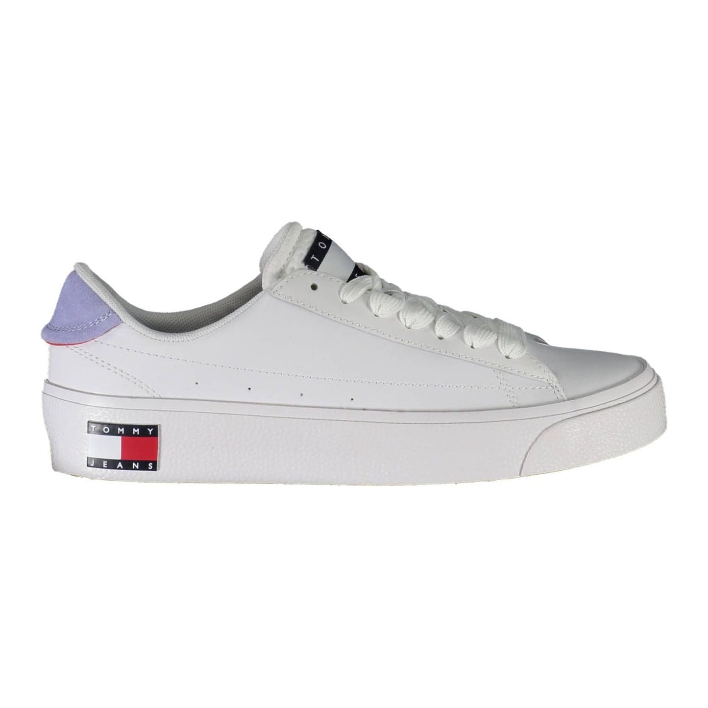 Tommy Hilfiger White Leather Women Sneaker Tommy Hilfiger