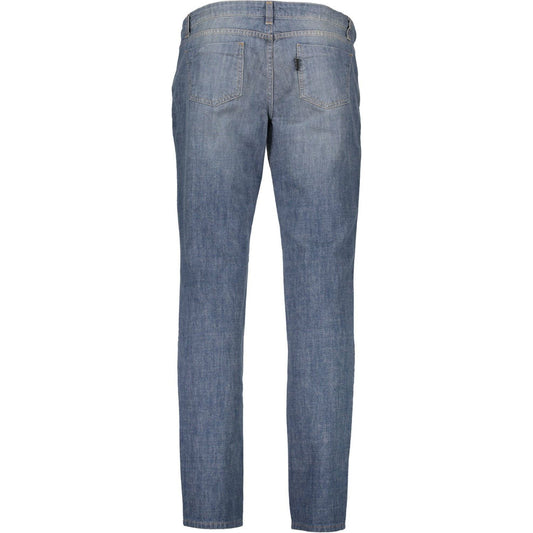 Costume National Blue Cotton Women Jeans Costume National