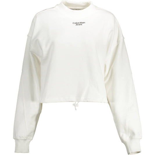 Calvin Klein White Cotton Women Sweater Calvin Klein