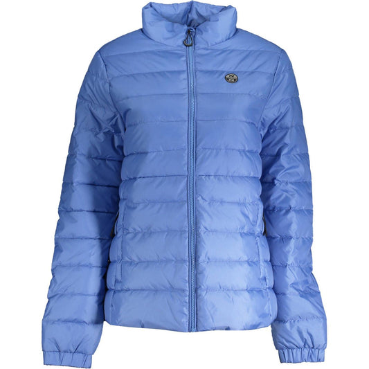 North Sails Light Blue Polyester Women Jacket North Sails