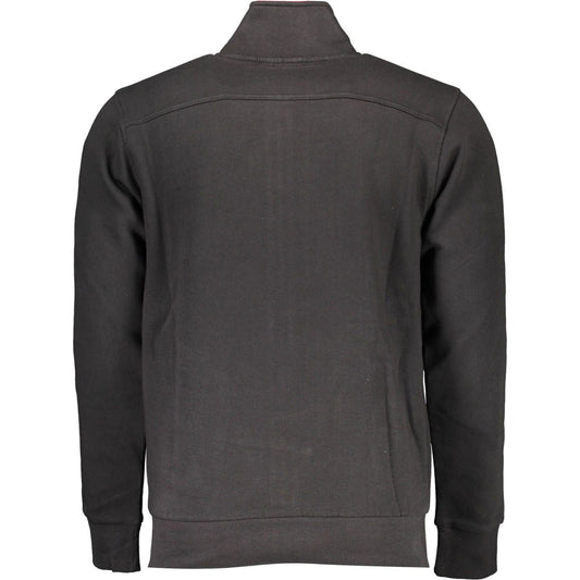 U.S. Grand Polo Black Cotton Men Sweater U.S. Grand Polo