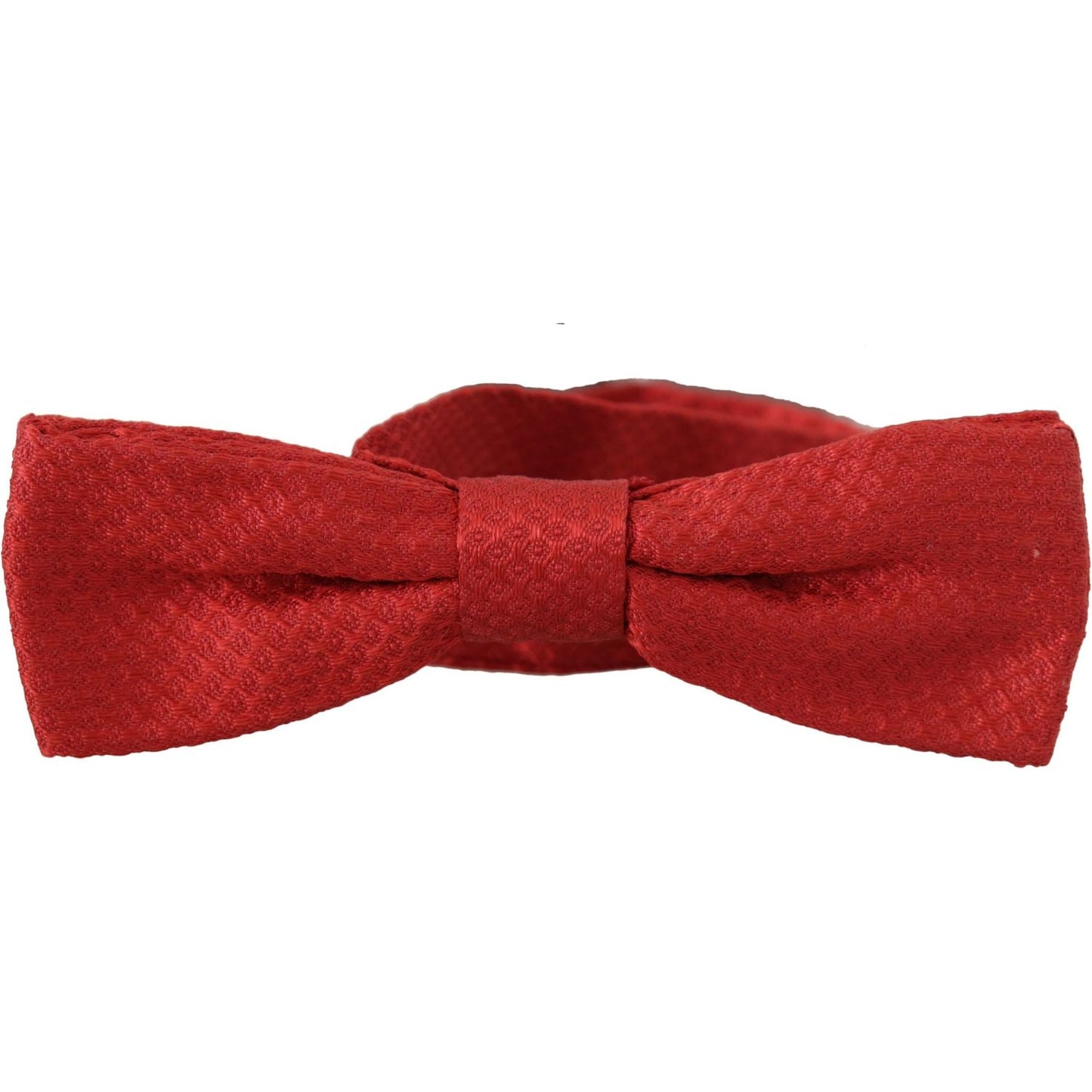 Dolce & Gabbana Elegant Red Silk Bow Tie Dolce & Gabbana