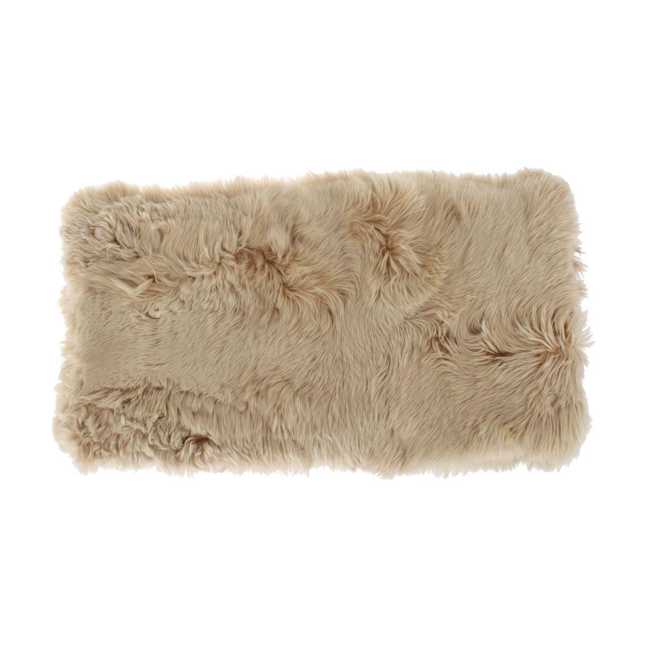 Dolce & Gabbana Elegant Alpaca Fur Shoulder Wrap in Beige Alpaca Scarves Dolce & Gabbana