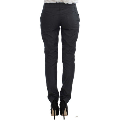 Exte Gray One Button Two Piece Suit Exte