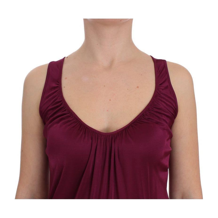 PLEIN SUD Elegant Purple Rayon Cami Blouse PLEIN SUD