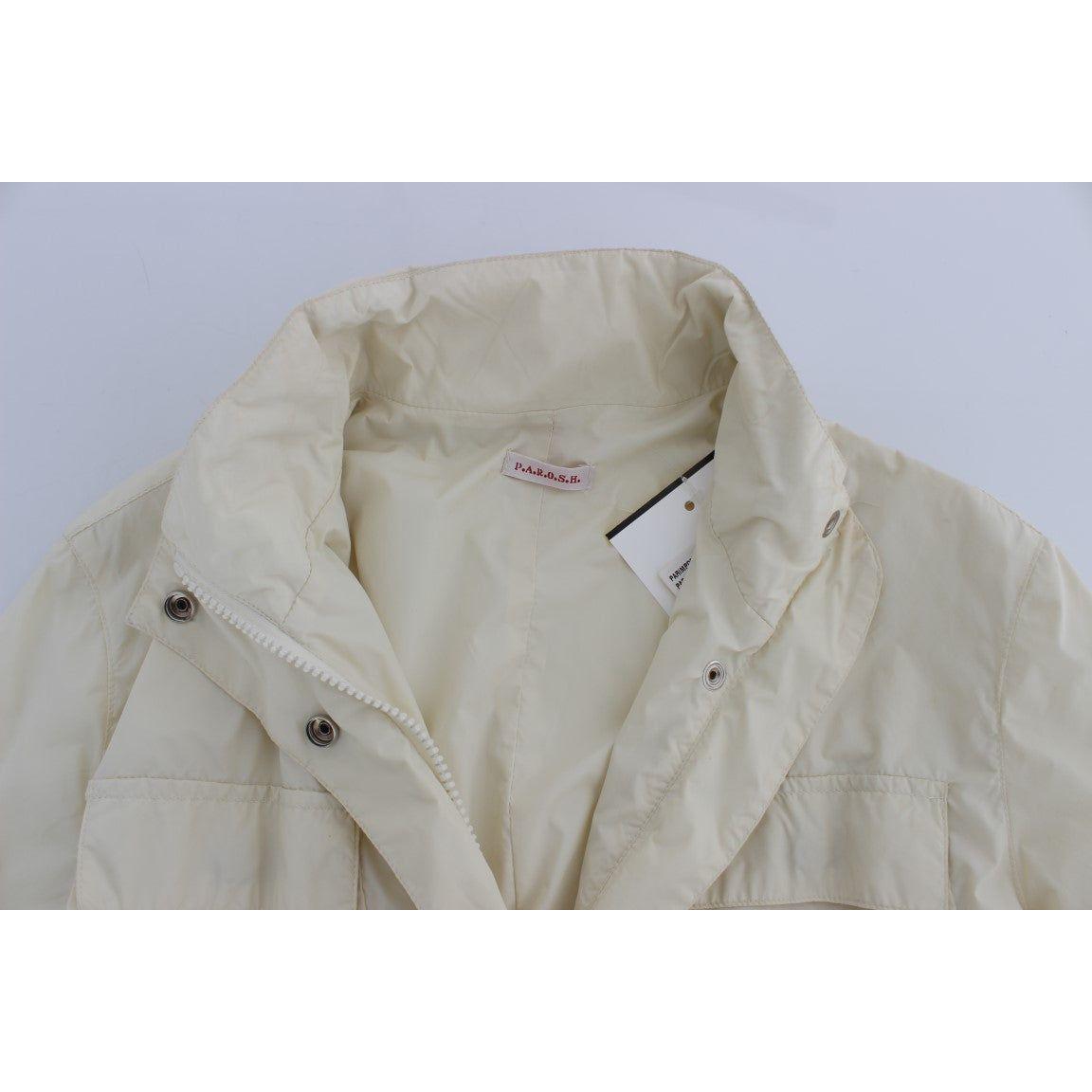 P.A.R.O.S.H. Beige Weather Proof Trench Jacket Coat 1728,67345645728,Beige,Clothing,Jackets & Coats - Clothing,Jackets & Coats - Women - Clothing,Material: 100% Nylon,New with tags,P.A.R.O.S.H.,S,Trench Coats - Jackets & Coats - Clothing,Women,Women - Clo