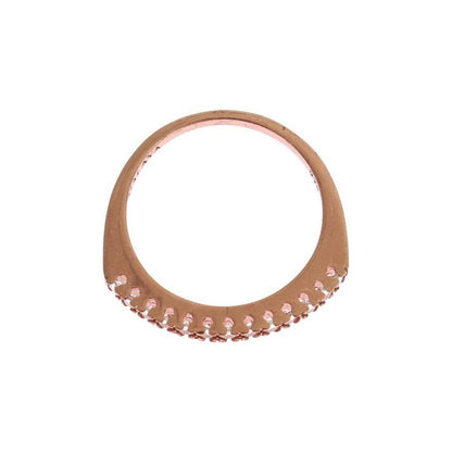 Nialaya Red Gold 925 Silver Ring