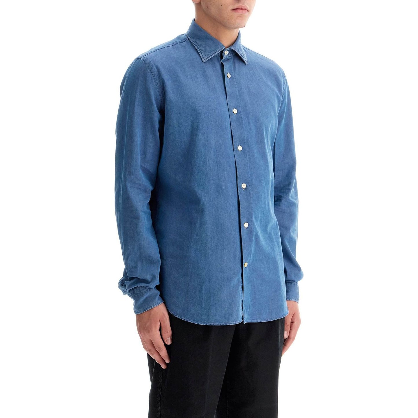 VINCENZO DI RUggIERO denim effect shirt Shirts VINCENZO DI RUggIERO