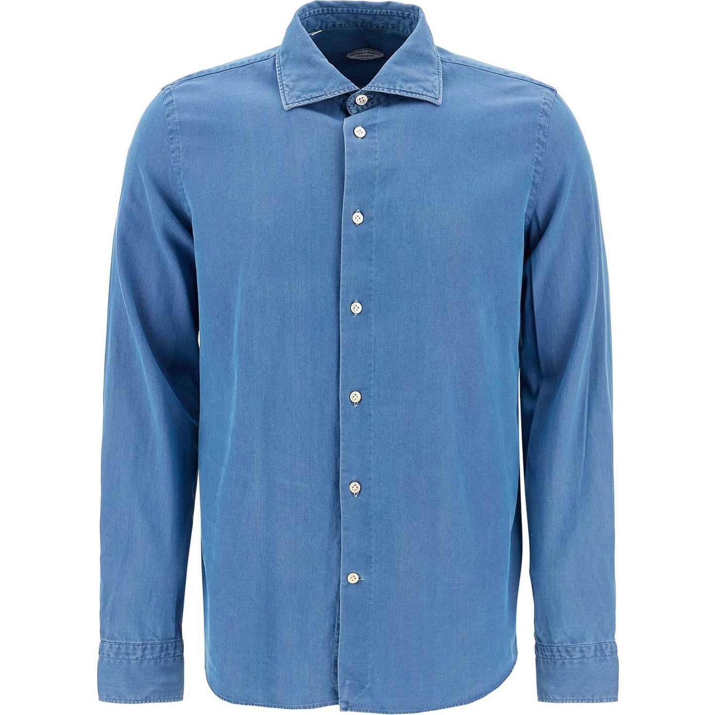 VINCENZO DI RUggIERO denim effect shirt Shirts VINCENZO DI RUggIERO