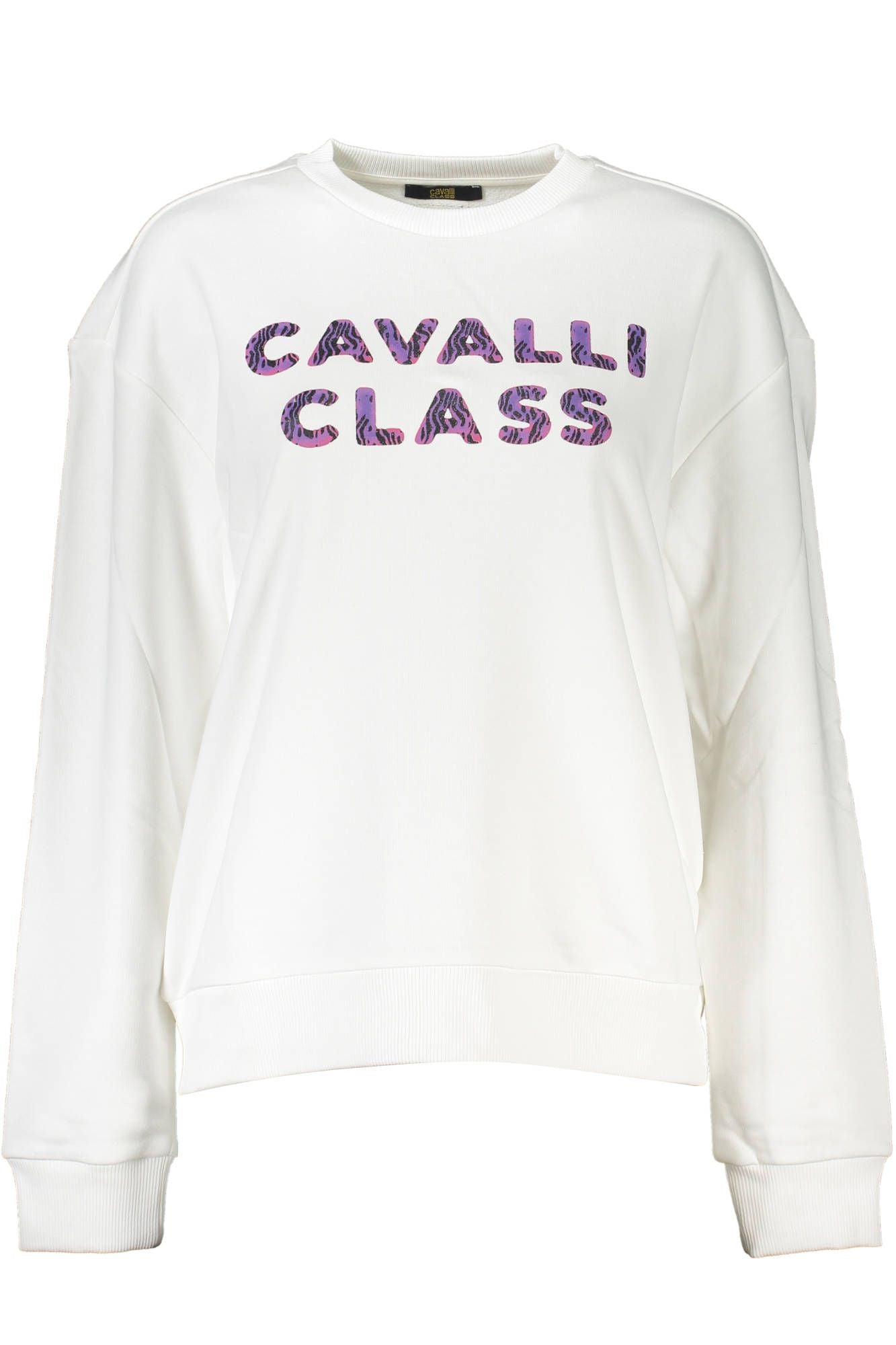 Cavalli Class White Cotton Women Sweater Cavalli Class