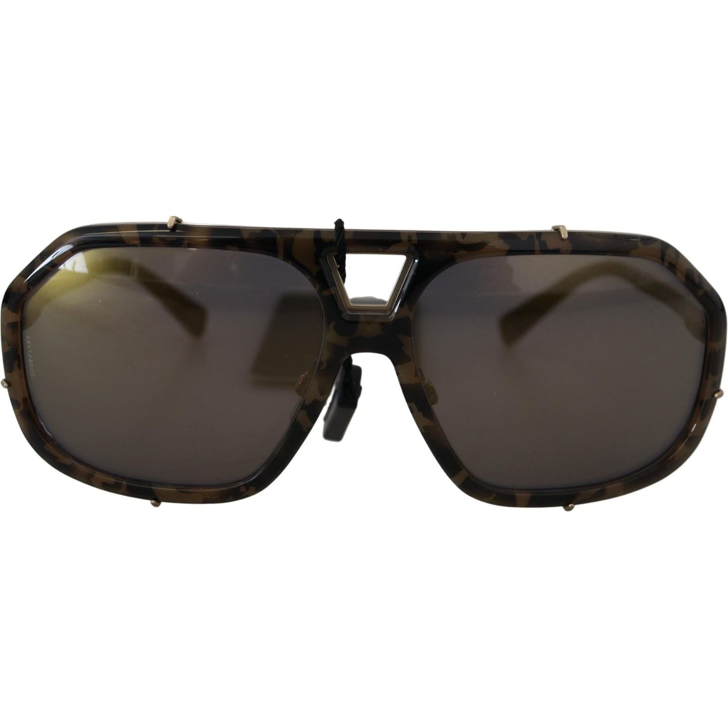 Dolce & Gabbana Chic Aviator Mirrored Brown Sunglasses Dolce & Gabbana