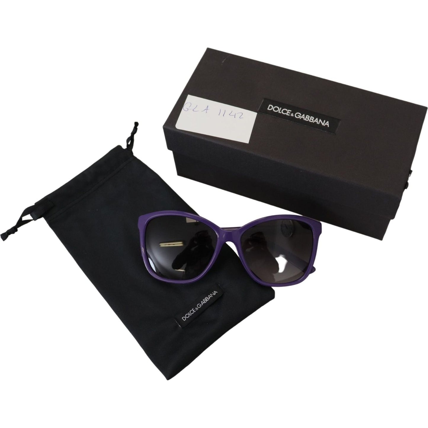 Dolce & Gabbana Elegant Violet Round Sunglasses for Women Dolce & Gabbana