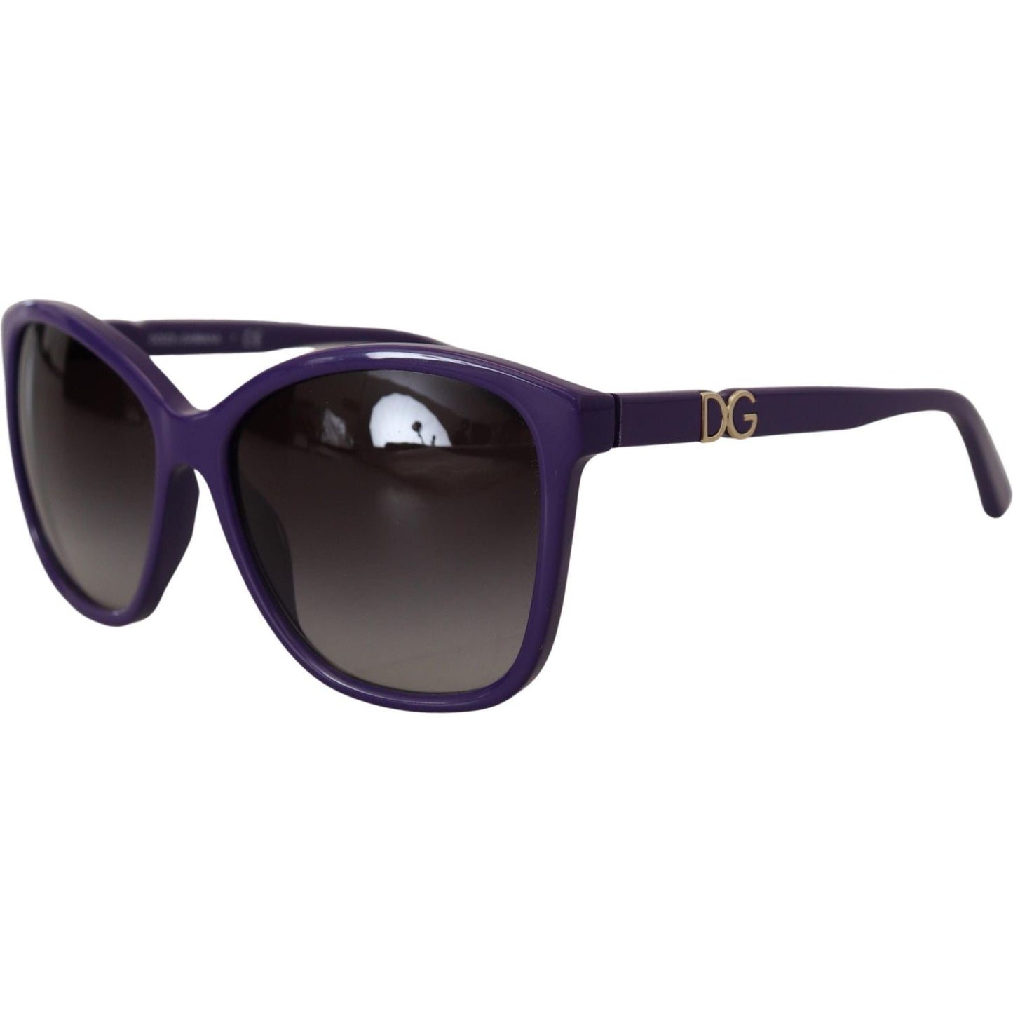 Dolce & Gabbana Elegant Violet Round Sunglasses for Women Dolce & Gabbana