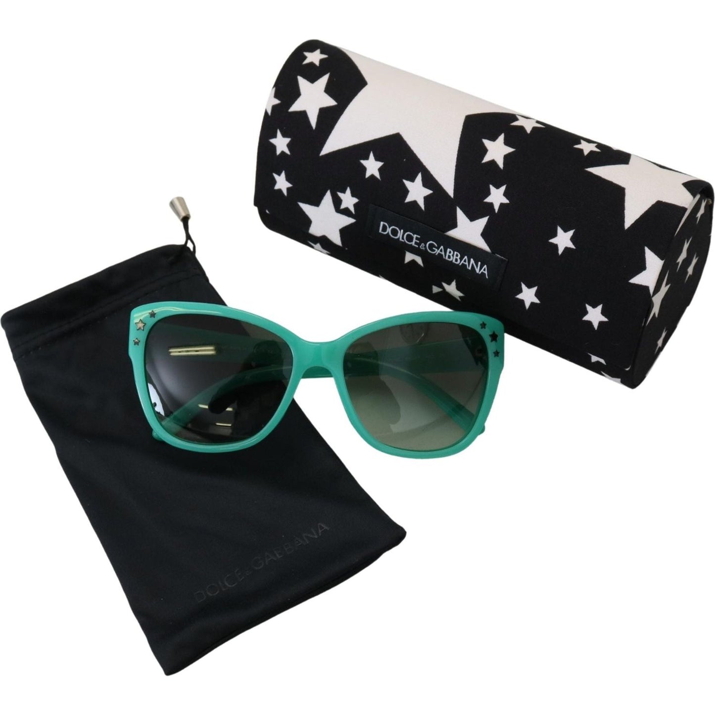 Dolce & Gabbana Enigmatic Star-Patterned Square Sunglasses Dolce & Gabbana