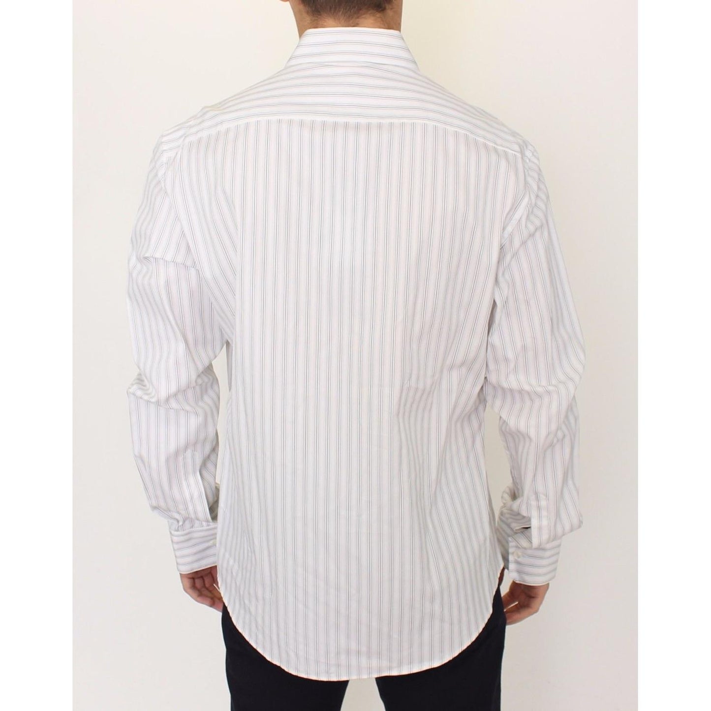 Ermanno Scervino Elegant Striped Cotton Casual Shirt Ermanno Scervino