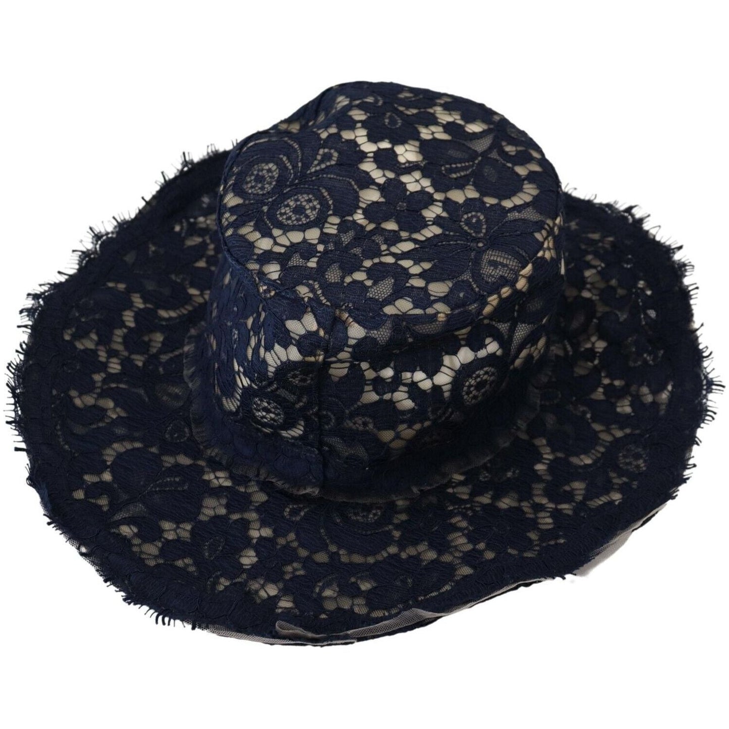 Dolce & Gabbana Elegant Wide Brim Blue Hat Dolce & Gabbana