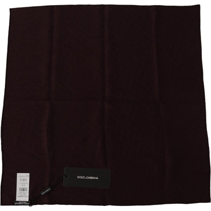 Dolce & Gabbana Brown Silk Blend Square Wrap Handkerchief Scarf 1728,67345645728,Accessories,Dolce & Gabbana,Handkerchief - Men - Accessories,Material: 100% Silk,Men,Men - Accessories,New with tags,Scarves - Accessories,Scarves - Scarves - Accessories