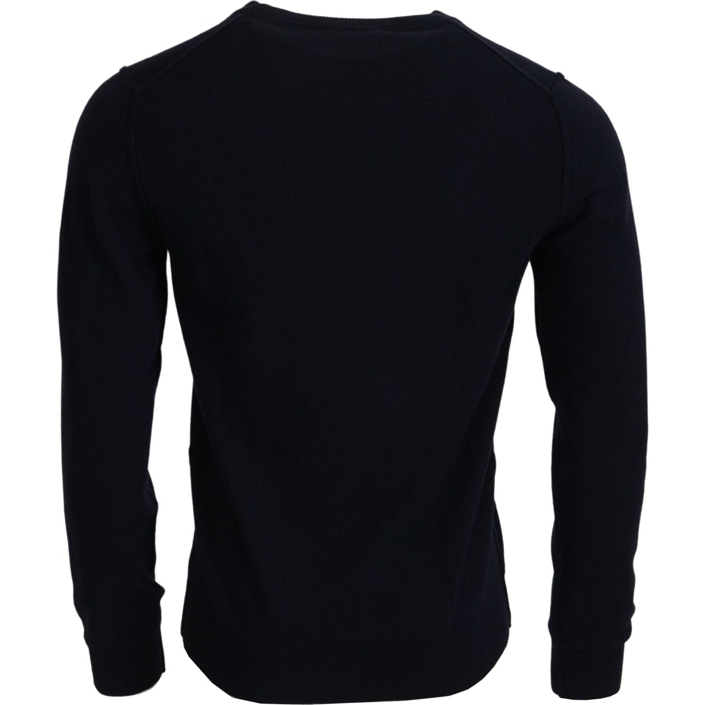 Dolce & Gabbana Elegant Blue Cashmere Pullover Sweater Dolce & Gabbana