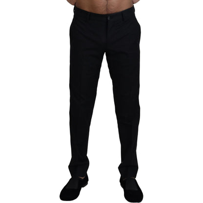 Dolce & Gabbana Black Chino Formal Cotton Pants 1728,67345645728,Black,Chino Pants - Pants - Clothing,Clothing,Dolce & Gabbana,IT46 | S,Jeans & Pants - Men - Clothing,Material: 100% Cotton,Men,Men - Clothing,New with tags,Pants - Clothing