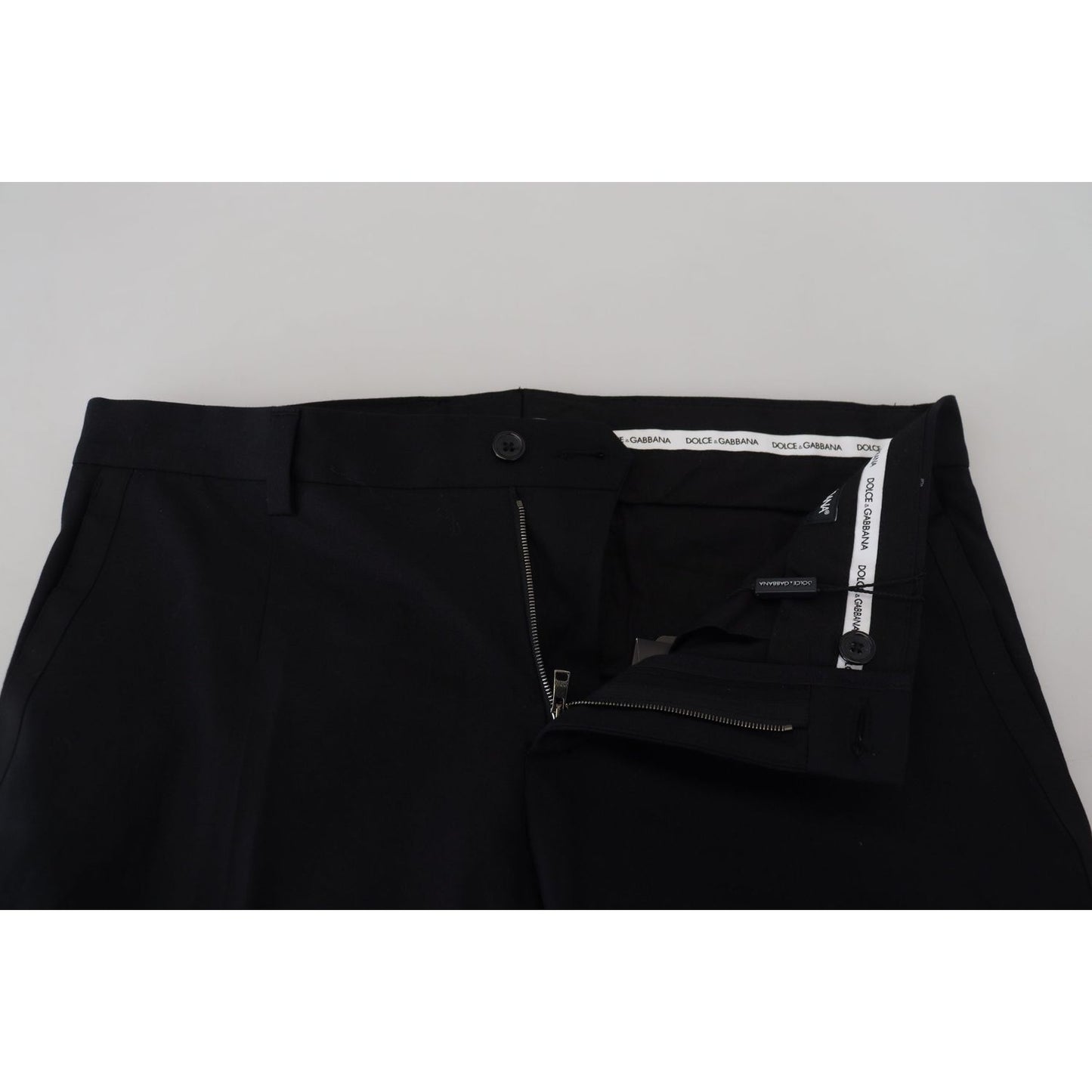 Dolce & Gabbana Black Chino Formal Cotton Pants 1728,67345645728,Black,Chino Pants - Pants - Clothing,Clothing,Dolce & Gabbana,IT46 | S,Jeans & Pants - Men - Clothing,Material: 100% Cotton,Men,Men - Clothing,New with tags,Pants - Clothing