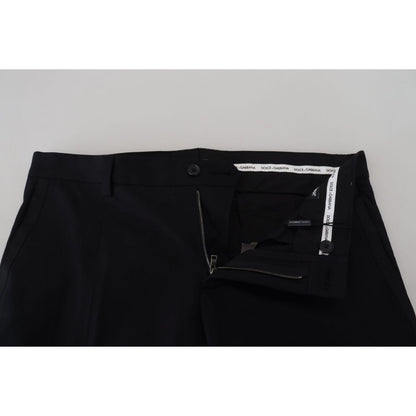 Dolce & Gabbana Black Chino Formal Cotton Pants 1728,67345645728,Black,Chino Pants - Pants - Clothing,Clothing,Dolce & Gabbana,IT46 | S,Jeans & Pants - Men - Clothing,Material: 100% Cotton,Men,Men - Clothing,New with tags,Pants - Clothing