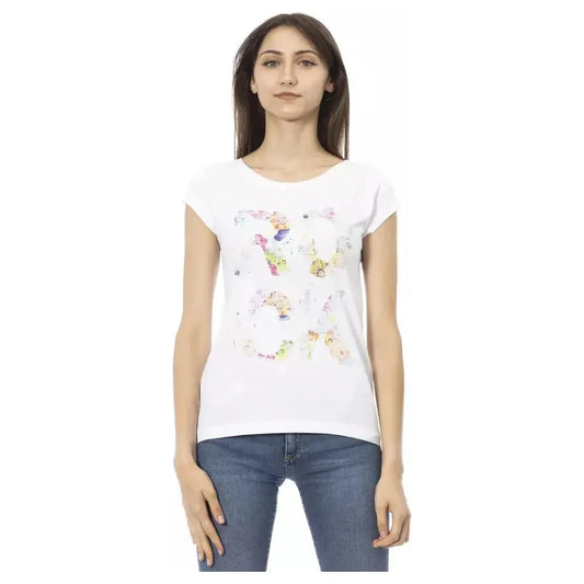 Trussardi Action White Cotton Women's Top Trussardi Action