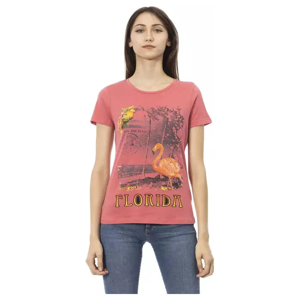 Trussardi Action Multicolor Cotton Women Top Trussardi Action