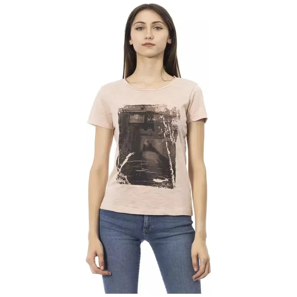 Trussardi Action Multicolor Cotton Women Top Trussardi Action